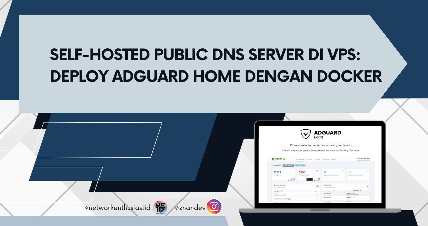 Dijamin Paham! Inilah Cara Build Public DNS Server Di VPS Menggunakan AdGuard Home + Docker